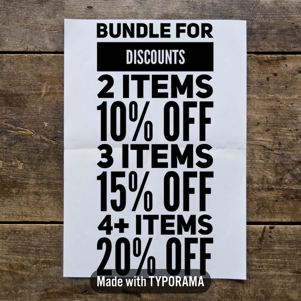 Bundle for discounts - Picture 1 of 1